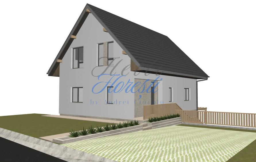 Teren cu autorizatie casa individuala, 450mp, Chinteni