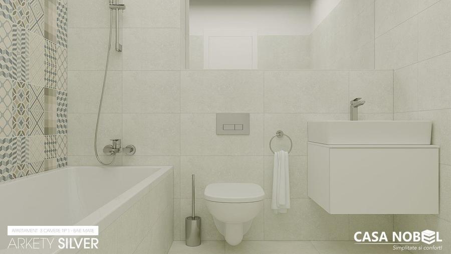 Apartament 3 camere în clădire cu 3 etaje