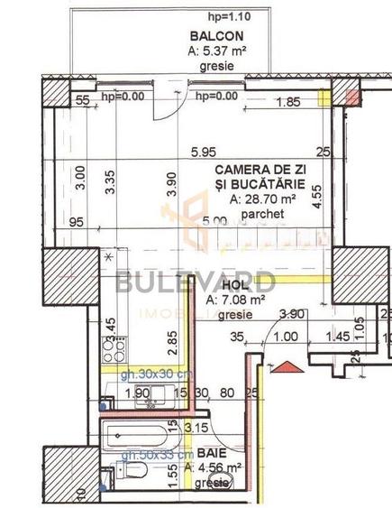 Apartament tip studio de inchiriere in bloc nou! - 1