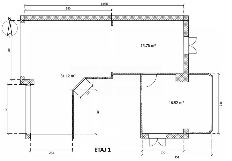 Casă de închiriat, Strada Republicii,  D+P+2E, curte proprie de 550 mp - 6
