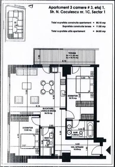 Apartament Lux 3 Camere Aviatiei I Metrou Aurel Vlaicu
