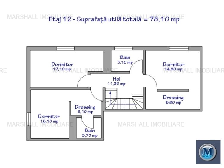 Apartament 4 camere de vanzare, zona Lupeni, 118.30 mp #16746