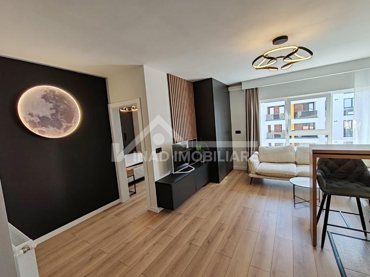 Apartament cu 2 camere, mobilat modern, parcare, Strada Tineretului