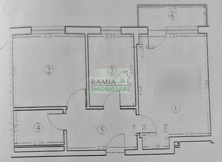 Apartament 2 camere decomandat, etaj 1, parcare, mobilat&utilat - 1