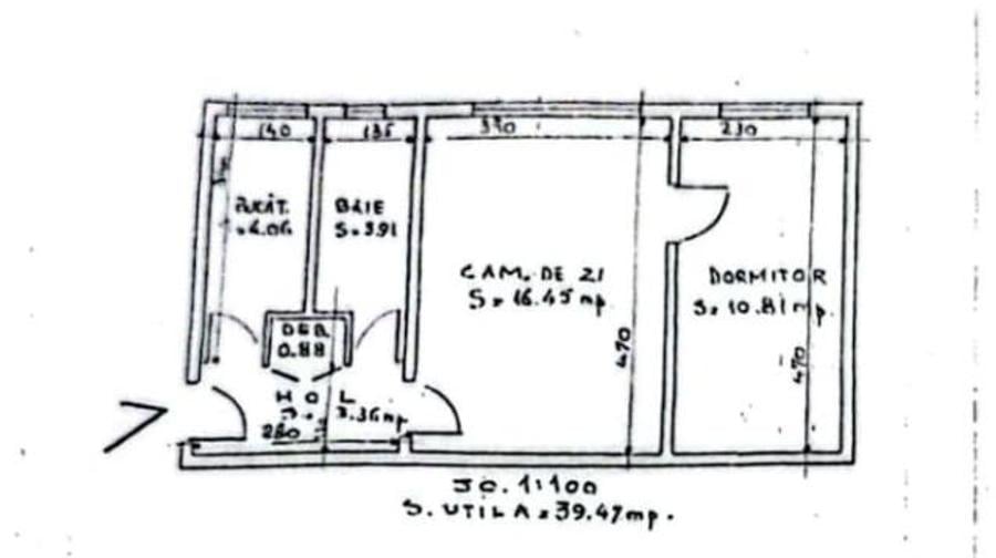 Apartament 2 camere Alexandru Cel Bun