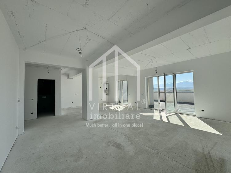 Penthouse cu 3 camere, 110mp utili+terasa (47mp), parcare - Selimbar