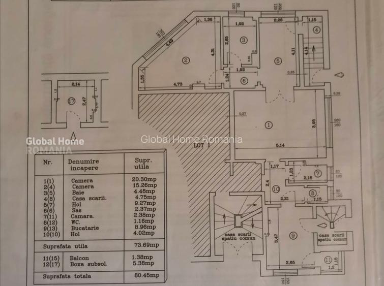 Vanzare apartament in vilă Popa Nan | parter | intrare separată | renovat | supe