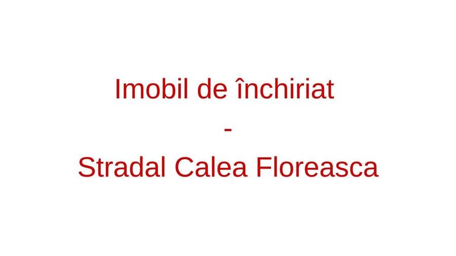 Casa Calea Floreasca - Inchiriere
