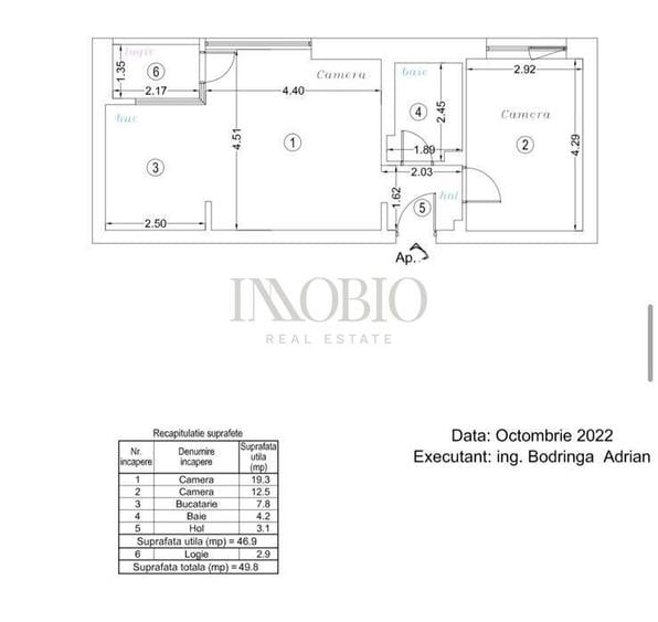 Apartament 2 camere | Finisaje Premium