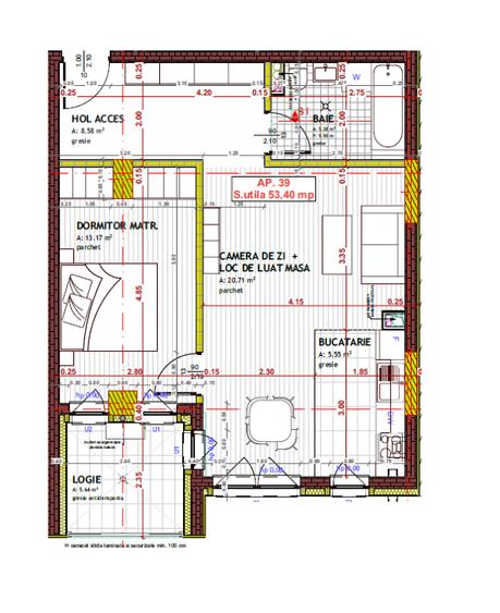 Apartament 2 camere Floresti, str. Tineretului