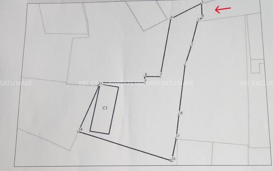Spațiu Comercial 120 mp, Teren 1017 mp Carei - B-dul 25 Octombrie -Comision 0% - 11