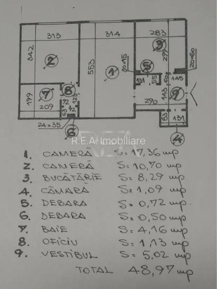 2 camere Tei decomandat, parter, an 1983, 49 mp - 8