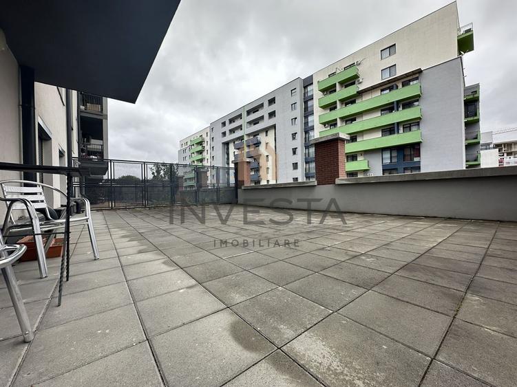 Apartament 2 camere la etajul 2 cu 80 mp de terasa in SOPOR!