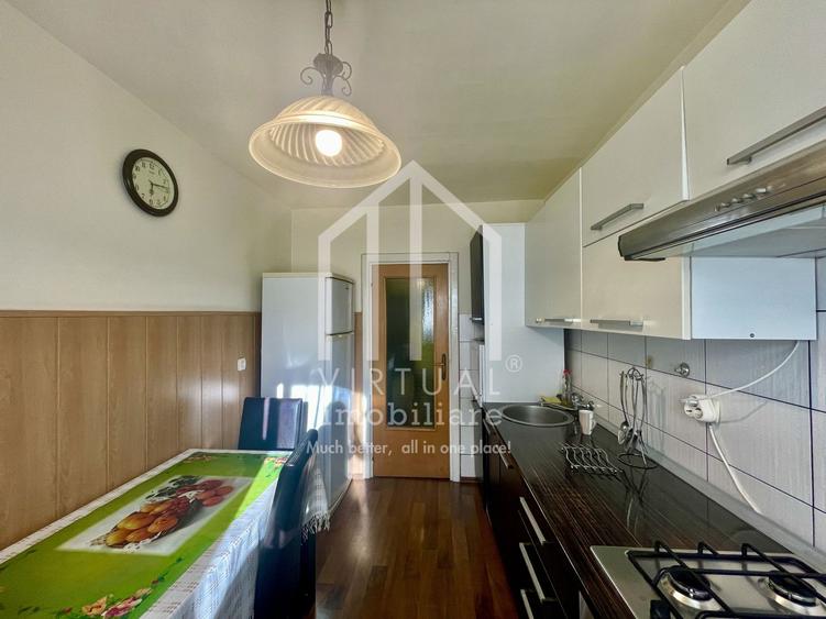 Apartament decomandat, 3 camere, 75mp utili + balcon, zona Garii