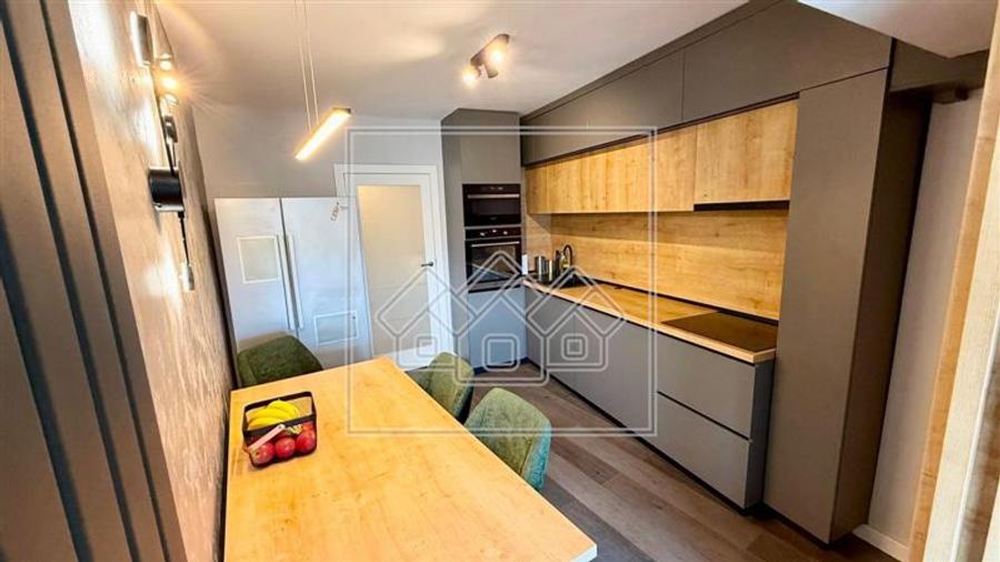 Apartament tip duplex de inchiriat in Sibiu – 5 camere, 119,5 mp si 2 balcoane –