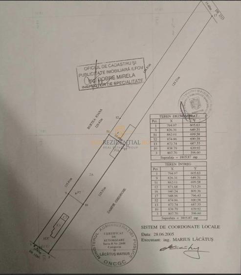 Lot de teren de vanzare excelent,Comuna Vidra, Ilfov, ideal investitie