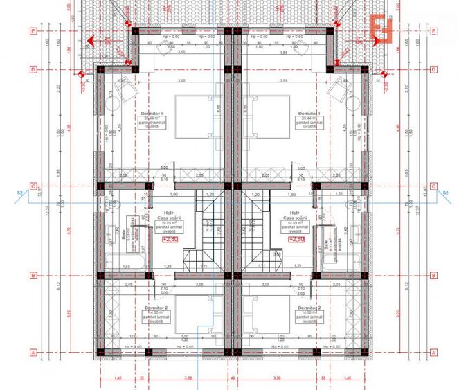 Duplex 4 camere, Sacalaz - Proiect nou