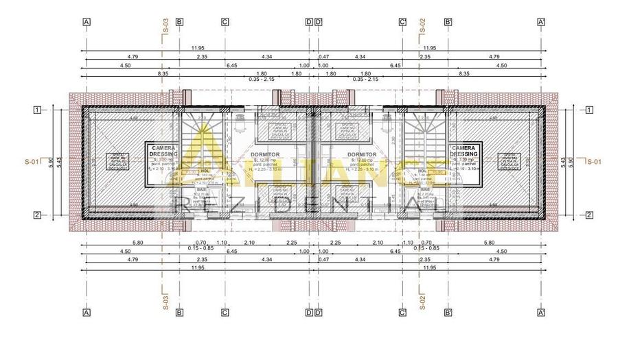Vila P+1+M | 5 camere - 4 bai | Primarie Popesti
