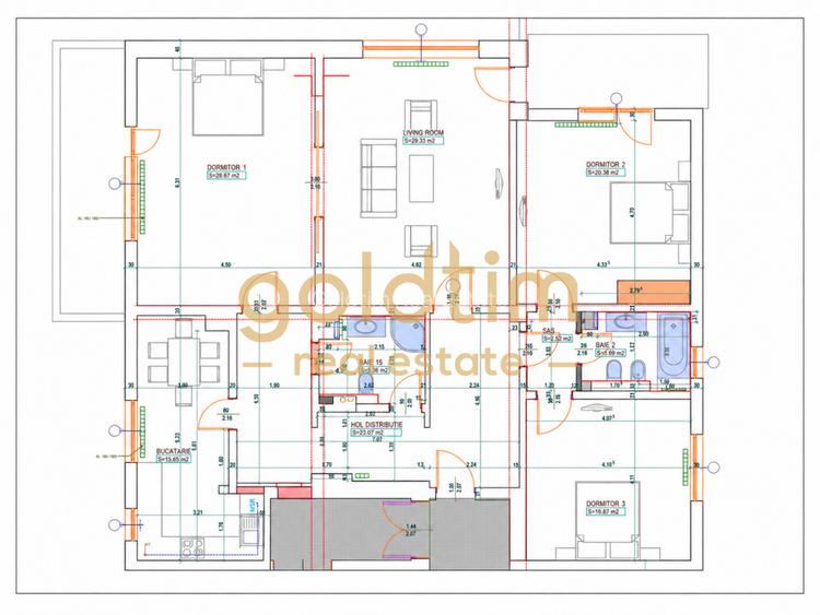 SUPERB/ 4 CAMERE / 180 MP / PARCARE SUBTERANĂ / POLONĂ – DOROBANTI - 21