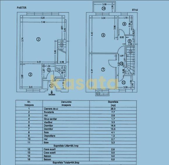 VILA P+1+M I 3 CAMERE I 3 BAI I CURTE MARE I COSMOPOLIS I MOBILAT SI UTILAT