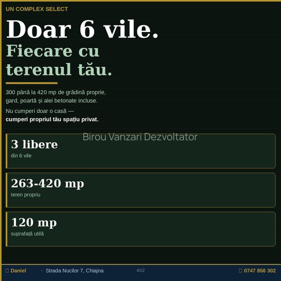 Casa de vanzare Chiajna Promenada 264-420mp teren - 11