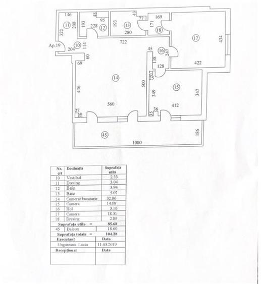 Vanzare apartament 3 camere Herastrau-Cartier Francez