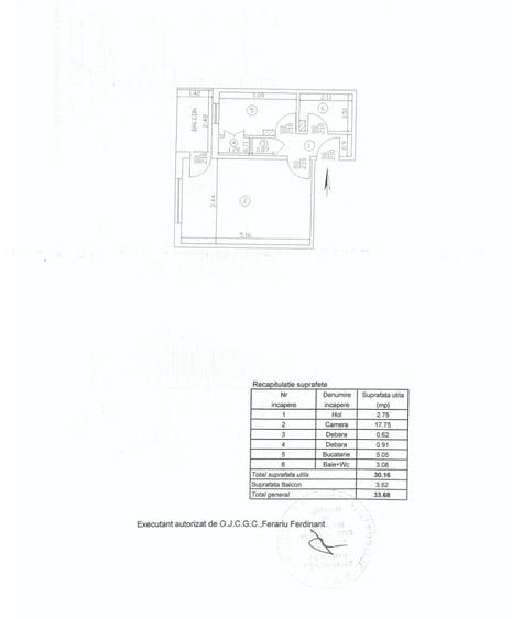 1 camera Decomandat- etaj 1 - Pacurari Canta- liber- 75000 euro - 5