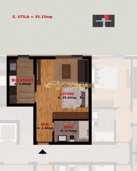 Garsoniera de vanzare | IF Dobroesti | TVA Inclus  | 0% Comision | - 4