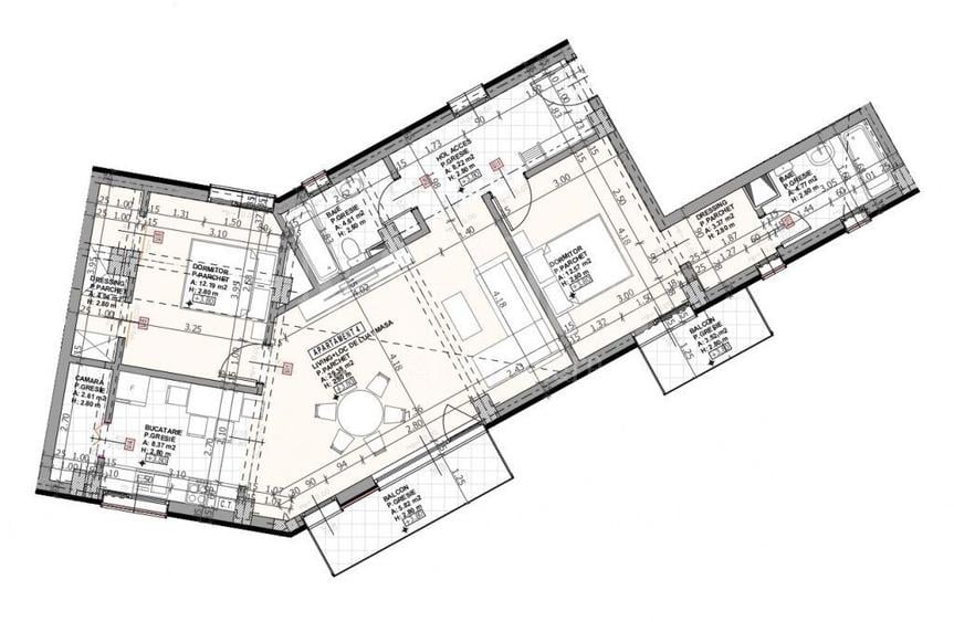 Apartament 3 camere de vanzare in Someseni, Cluj Napoca