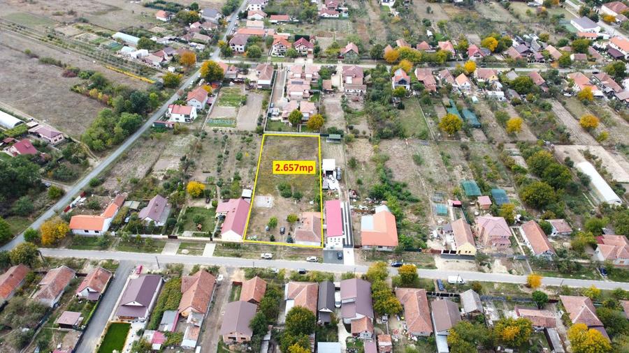 Teren 2.657 mp – toate utilitatile– Urseni, Moșnița Nouă