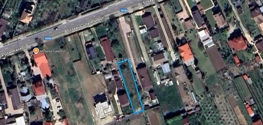 Vanzare teren Snagov / Ghermanesti / 750 mp - 2