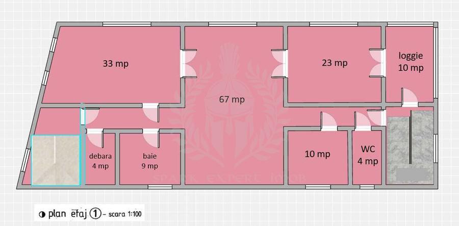 SPATIU COMERCIAL 160 MP // ZONA CENTRALA//CABINETE MEDICALE