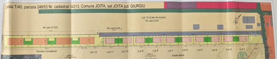 OFERTA Teren pentru dezvoltare imobiliara 19 loturi de 450 mp