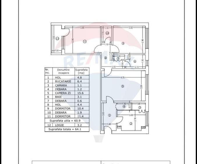 Apartament 3 camere Ultracentral in Slobozia