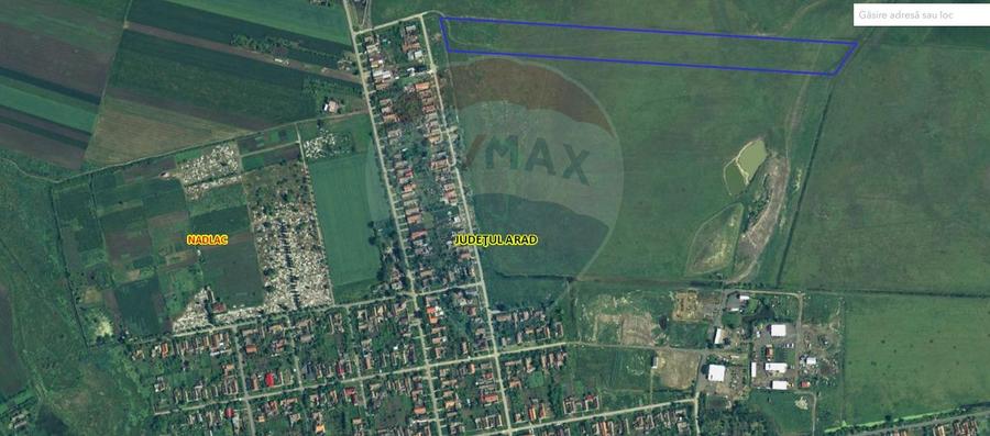Teren cu potențial de vânzare 46,600mp lângă intravilan, în Nadlac