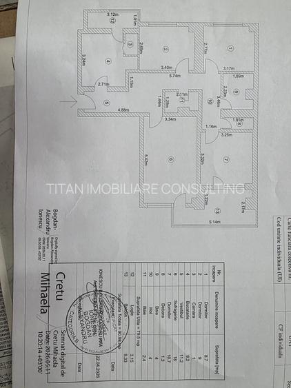 Calea Rahovei stradal Bolintineanu 4 cam 91mp et 9/10 dec doua bai doua balcoane - 10