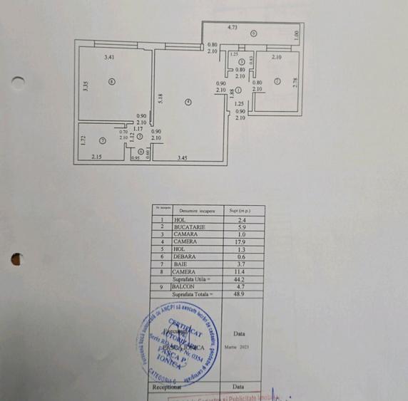Ion Mihalache Clabucet apartament 2 camere de vanzare