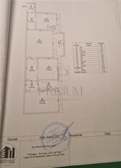 GIROCULUI - 3 CAM - ETJ.2 - ANVELOPAT - PARCHET LEMN - SPATIOS ||