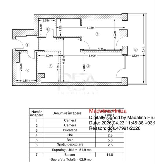2 camere, anvelopat, centrala, zona Băneasa - 8