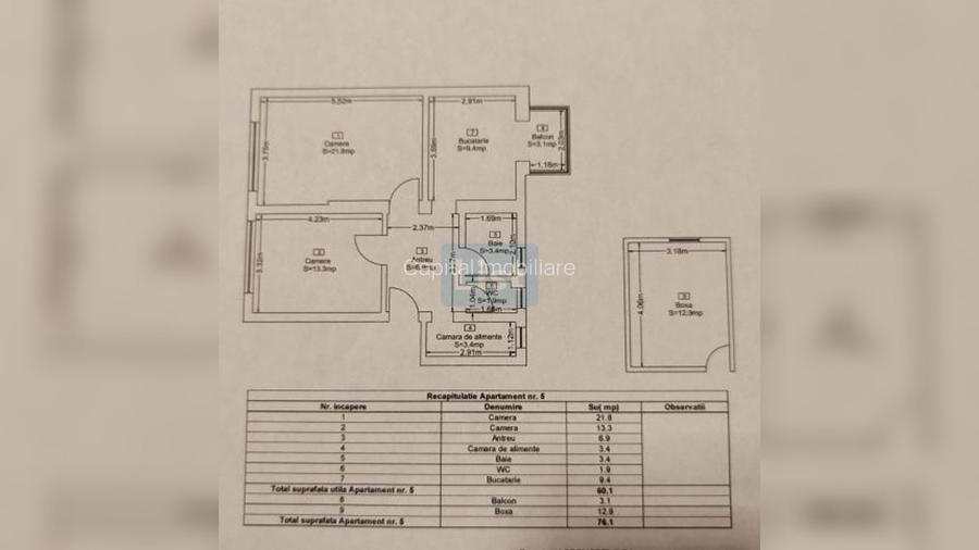 Apartament cu 2 camere decomandat Central. Comision 0! - 10