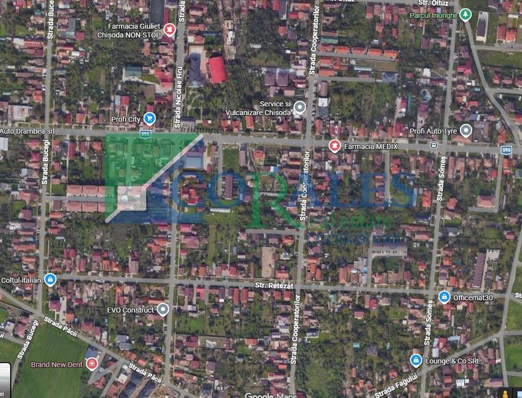 Teren Dezmembrabil, 1700 mp, cu 2 fronturi, Chisoda - vatra veche. pret nego!