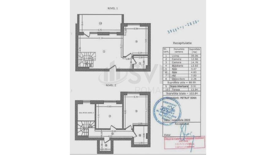 REA1024358 Penthouse de vanzare Complex Aqua City- Lacul Morii