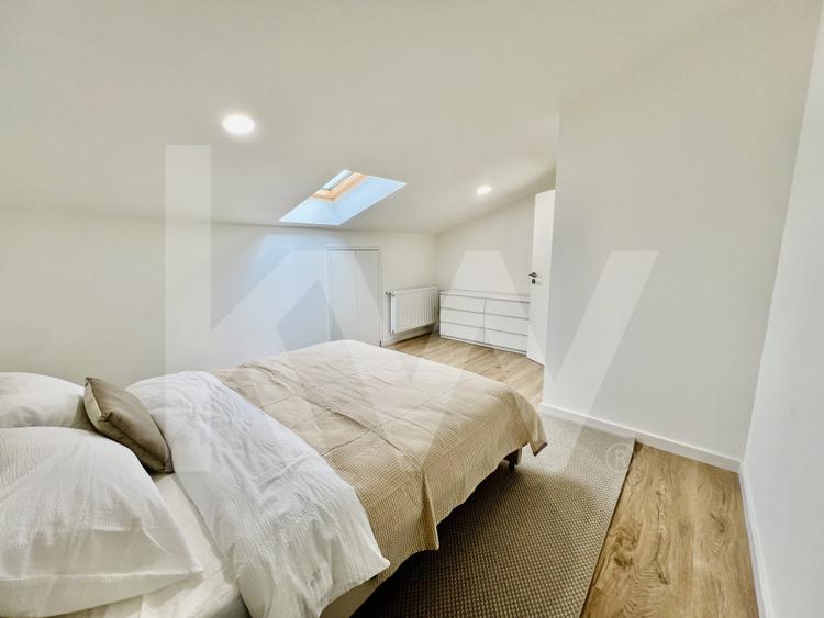 Penthouse 4 camere - mobilat si utilat, intabulat