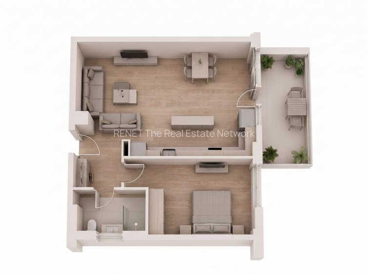 Apartament 2 camere modern | Pipera | Complet mobilat și utilat | Locație excele - 1
