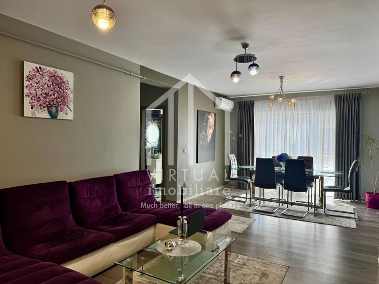 Apartament cu 2 camere, 56mp utili + balcon, etaj 2/3, loc de parcare