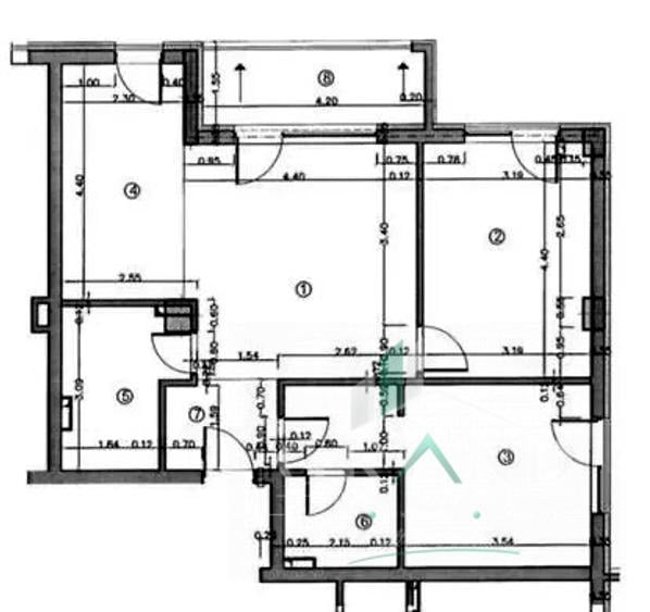 3 CAMERE | 74MP | 2 BĂI | PARCARE SUBTERANĂ | TERASĂ 8MP | DÂMBUL ROTUND