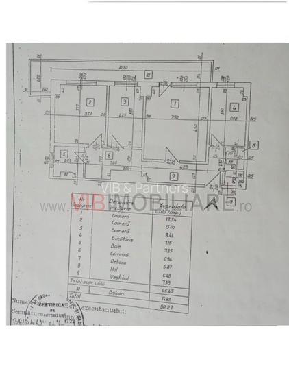 Apartament de vânzare 3 camere Titulescu - Piața Victoriei complet mobilat si ut - 15