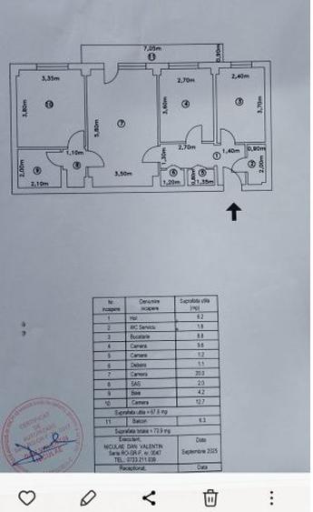 APARTAMENT 3 CAMERE 13 SEPTEMBRIE-RAZOARE-PROSPER