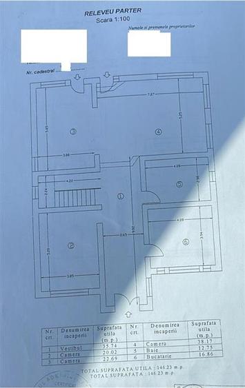 Vila Pipera P+1+M central - 450mp util   1000mp teren