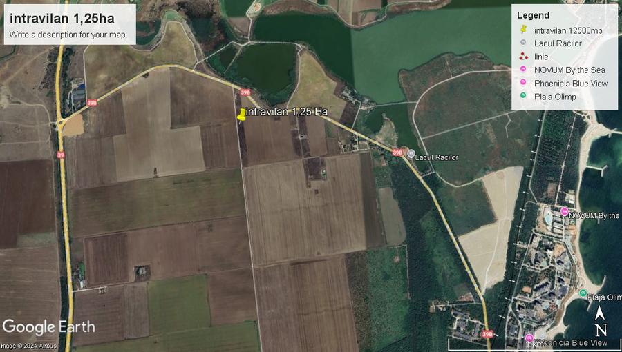 23August-teren intravilan 1,25ha, P+4nivele destinatie turistica si rezidentiala